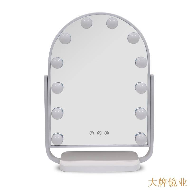 新款台式好莱坞灯泡镜